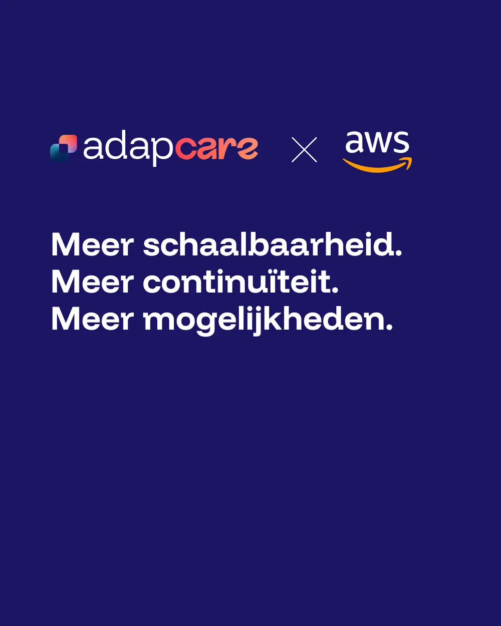 Adapcare voltooit migratie van alle klantomgevingen naar AWS Adapcare AWS uitgelicht