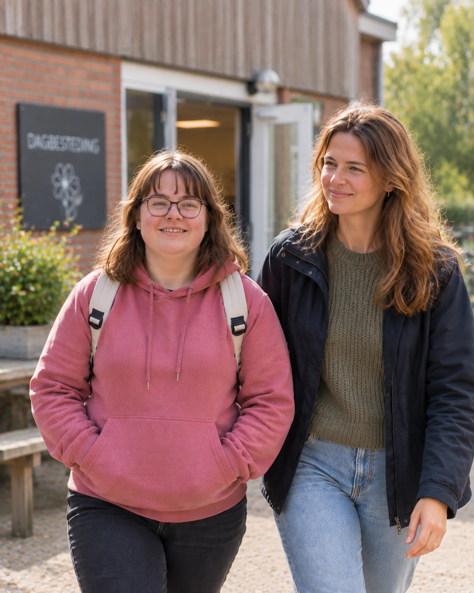 Vriendelijke wandeling naar dagbesteding Vriendelijke wandeling naar dagbesteding